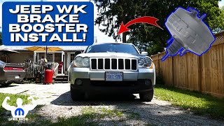 jeep cherokee brake booster replacement