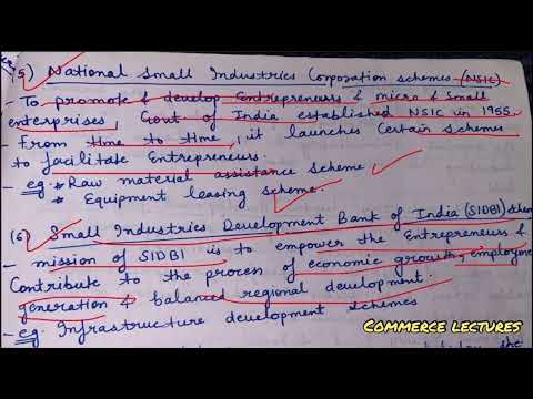 Institutions involved in entrepreneurship development programme class 11 entrepreneurship notes