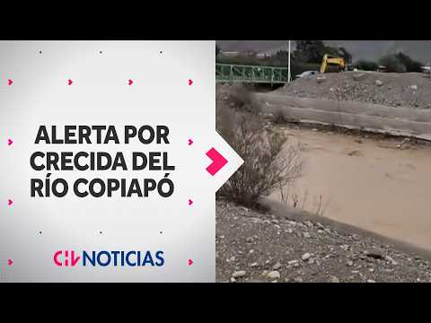ALERTA AMARILLA por crecida del río Copiapó: Alerta por activación de quebradas en Tierra Amarilla