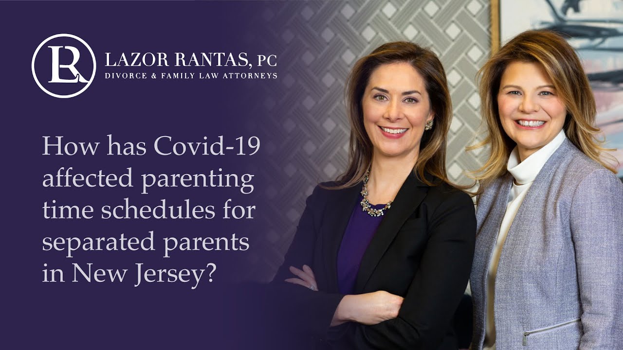 How has Covid-19 affected parenting time schedules for separated parents in New Jersey?
