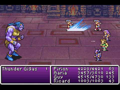 Final Fantasy II GBA - Thunder Gigas