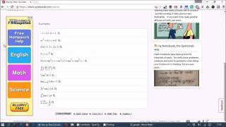 Symbolab Calculadora online com passo a passo