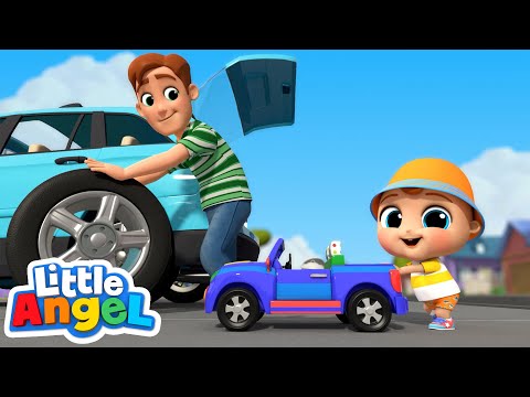 Super Dad Song | Family Time | Little Angels Kids Cartoons/Songs & Nursery Rhymes