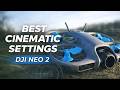 DJI Neo 2 Camera Settings Explained Cinematic Look