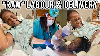 *RAW* LIVE NATURAL BIRTH VLOG - NO EPIDURAL | LABOUR & DELIVERY OF MY SON