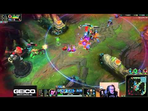 Bjergsen duo Dominate - Yasuo vs Azir Mid - League of Legends