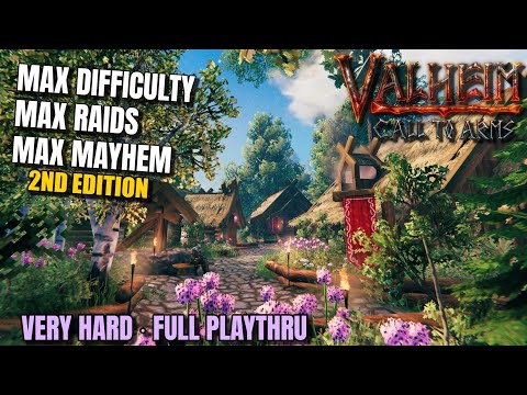 Max Mayhem II EP02: Building a Cozy Tavern - Full Valheim Playthrough