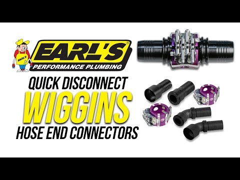 Holley - Earl's Quick Disconnect Wiggins Hose End Connectors