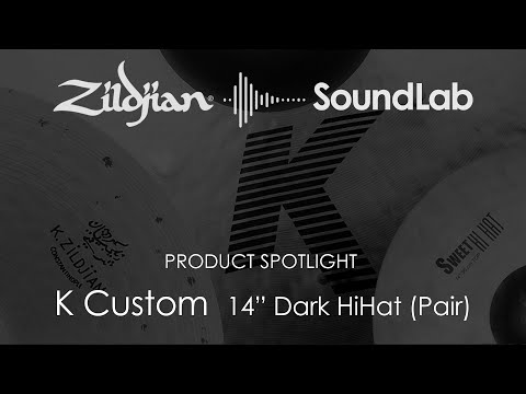 Zildjian 14" K Custom Dark HiHat Pair - K0943 - 642388110904 image 4