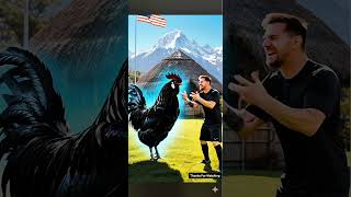 Ronaldo e Messi tinham pássaros mágicos.