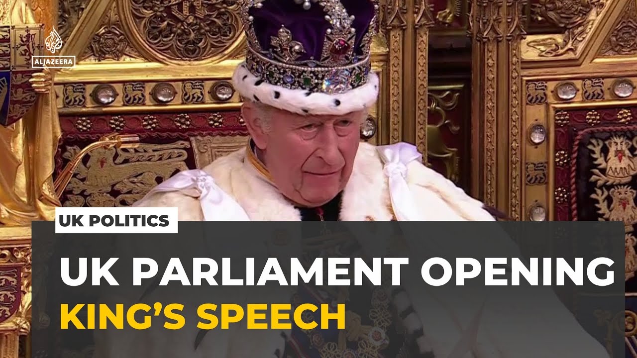UK opening of parliament: King Charles outlines govt's plans for coming year