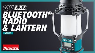 Makita 18V LXT® Bluetooth® Radio and L.E.D. Lantern (XRM13)
