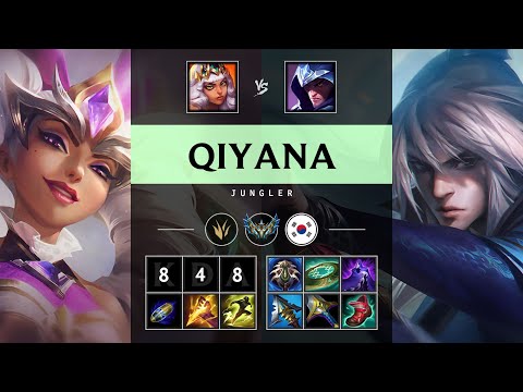 Qiyana Jungle vs Talon - KR Challenger Patch 25.21