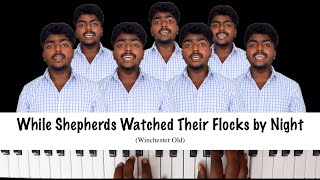 While Shepherds Watched Their Flocks by Night (Winchester Old) #christmas