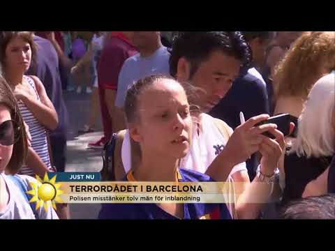 22-åring söks efter terrordådet i Barcelona - Nyhetsmorgon (TV4)