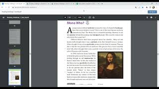 Reading Challenge 1 U11