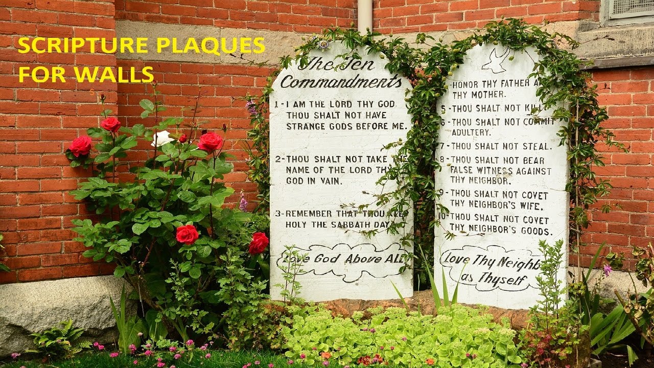 Scripture Plaques For Walls Based On A Bible Verse For Beautiful Home Decor