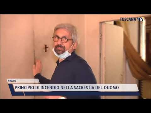 2021-10-18 PRATO - PRINCIPIO DI INCENDIO NELLA SACRESTIA DEL DUOMO