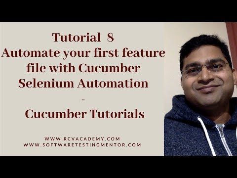 Automating first feature file with Cucumber Selenium Automation Cucumber Tutorials