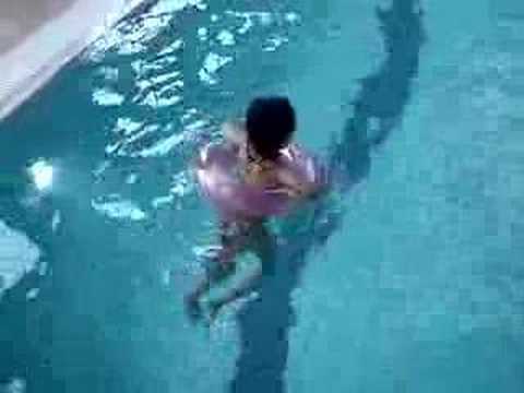 Areebah swimming 1