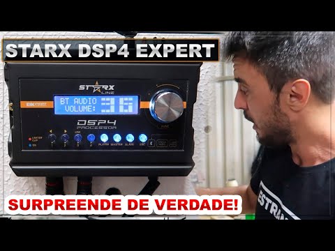 Processador Expert StarX DSP4 com Player e Bluetooth que pega longe igual Wi Fi - Review COMPLETO!