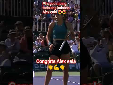 ang galing naman ni Alex eala Nalito nya ang kalaban nya congrats Alex eala 👏👏💪💪