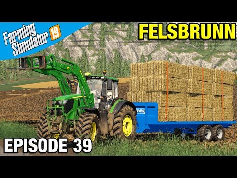 Farming Simulator 19 Timelapse - Felsbrunn FS19 Episode 39 CARTING STRAW