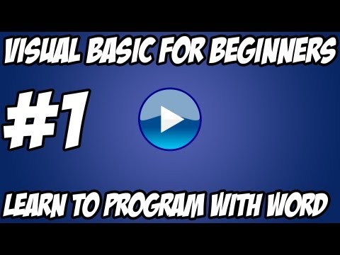 Visual Basic Tutorial -  #1 - Hello World Advanced