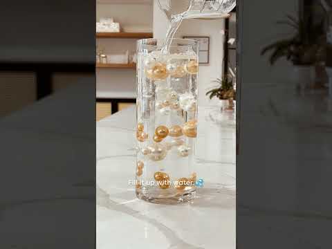 ✨DIY-TISCHDEKORATION MIT SCHWEBENDEN PERLEN✨