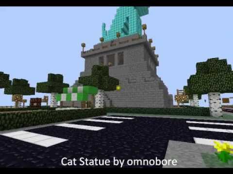 Cat Statue Of Liberty Minecraft Map