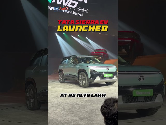 Tata Sierra.ev launched!