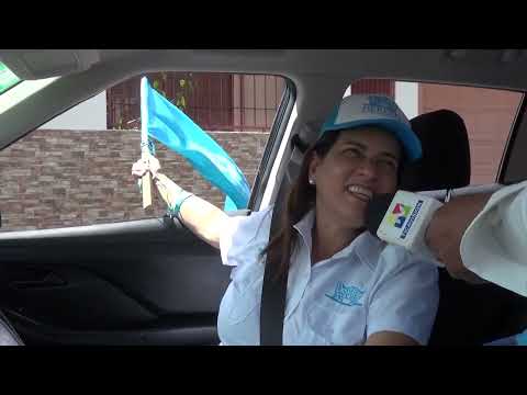 Así fue la caravana del partido Partido Pueblo Soberano en Santo Domingo de Heredia