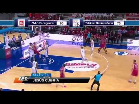 CAI Zaragoza 90 vs Telekom Baskets Bonn 75