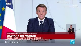 VIDEO Emanuel Macron anunță carantină generală în Franța dar cu școlile deschise 1 video