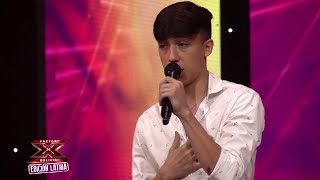 Agustín Mujica (Argentina) - Háblame De Ti - Banda MS | Audiciones | Factor X 2020