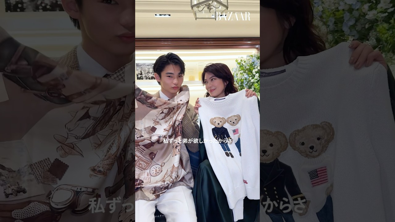 森星さん&冨永章胤さんをラルフ ローレンのアニバーサリーイベントでキャッチ🐎 今年20周年を迎える表参道店から選ぶ「この先 20年後も使って欲しいアイテム」やお互いのファッションの印象についてASK