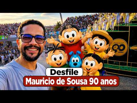 O Emocionante Desfile Mauricio de Sousa 90 Anos no Anhembi