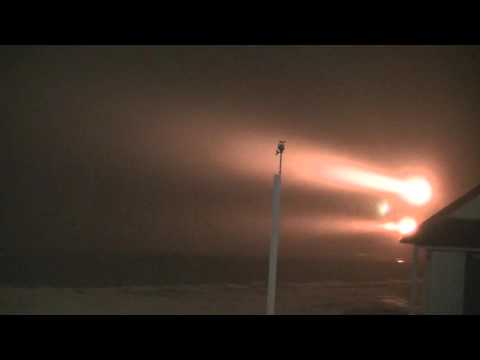 NS Engine 2676 Heads West in Fog as NS 195