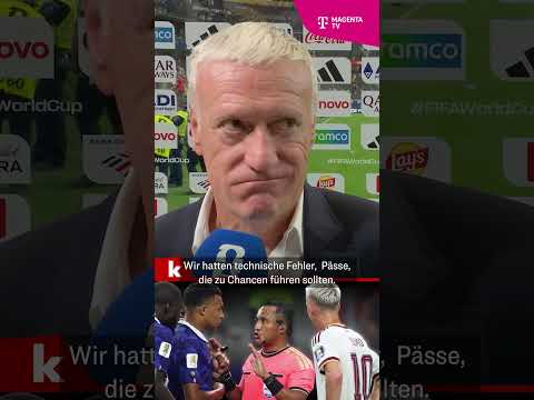 Video Thumbnail: Deschamps: "Hat der Schiedsrichter das Niveau für ein WM-Halbfinale?"