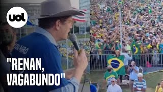 15/05 - Multidão em Brasília Grita “ Renan Vagabundo. Lula Ladrão, Lula Ladrão”