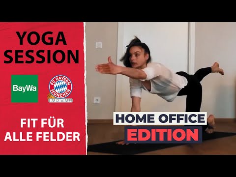 "Fit Für Alle Felder" Folge 4: Yoga Session / FCB Basketball Tutorial