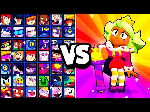 MANDY vs ALL BRAWLERS! NEW CHROMATIC BRAWLER!!!