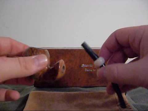 Mario Grandi Italian Briar Full Bent Flame Grain Pipe 2
