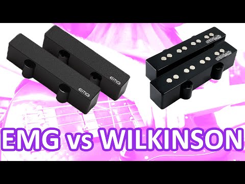Wilkinson versus  EMG-J - jazz bass guitar pickup comparison