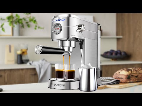 CASABREWS Espresso Machine 20 Bar Coffee Maker