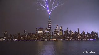 One World Trade Center Lightning Strike