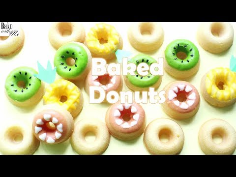 Donuts-Donuts de verão Mùa Hè (Cách Làm Donuts Nướng)