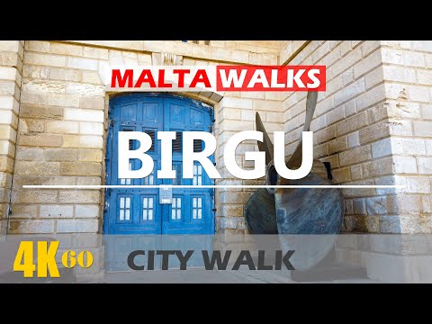 [4K-60fps] BIRGU (Three Cities) - long  walk -  2020