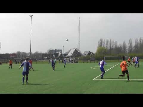 30 maart 2019 VV De Meern 2 - Benschop 2 com 6-1 Doelpunt Mitchell,  assist Jordy (6-1)