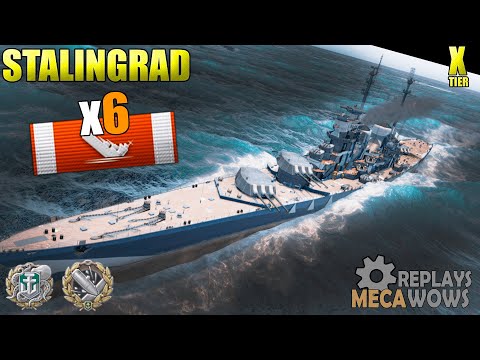 Stalingrad 6 Kills & 214k Damage | World of Warships Gameplay 4k